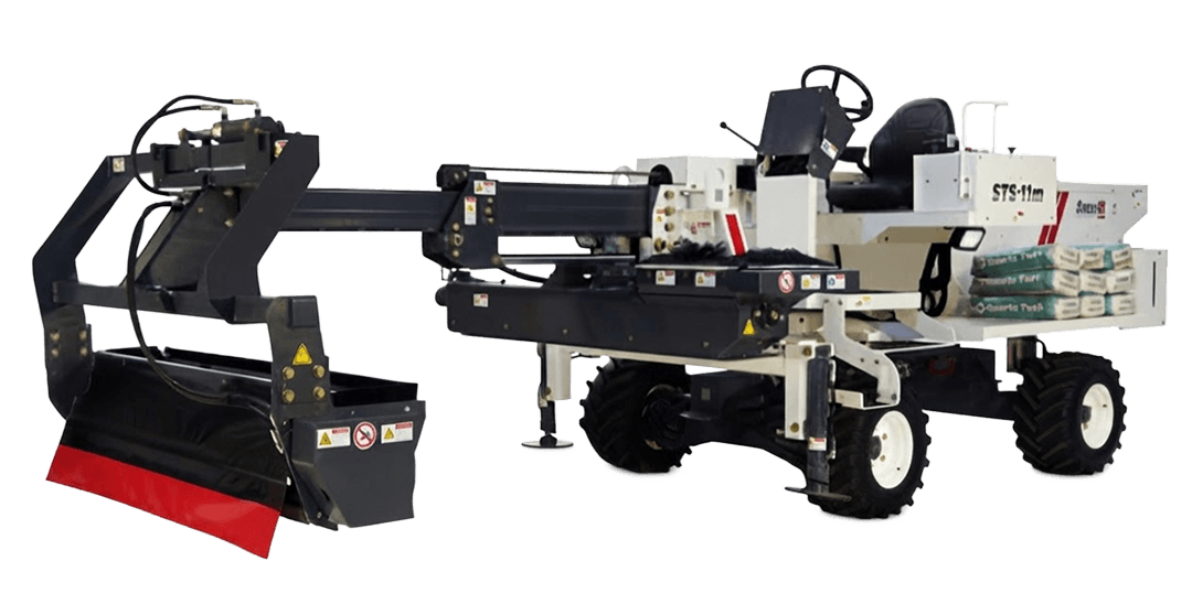 Laser-guided Laser Screed concrete levelling machine